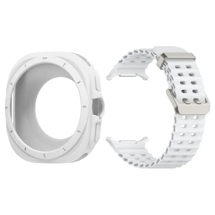 Dây Đeo Đồng Hồ Silicone Khóa Đôi Marine, Dành Cho Samsung Galaxy Watch 47mm / Ultra 2025