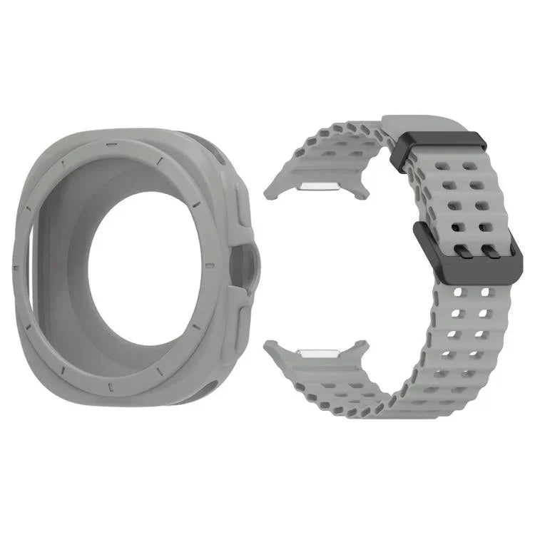 Dây Đeo Đồng Hồ Silicone Khóa Đôi Marine, Dành Cho Samsung Galaxy Watch 47mm / Ultra 2025