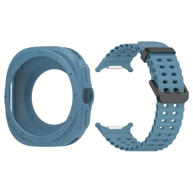 Dây Đeo Đồng Hồ Silicone Khóa Đôi Marine, Dành Cho Samsung Galaxy Watch 47mm / Ultra 2025