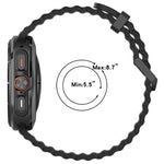 Dây Đeo Đồng Hồ Silicone Khóa Đôi Marine, Dành Cho Samsung Galaxy Watch 47mm / Ultra 2025