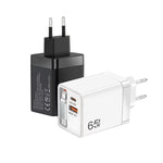 Cáp Type-C 3 trong 1 dài 70cm có thể rút gọn FC1, PD3.0, QC3.0, sạc điện thoại USB, phích cắm EU