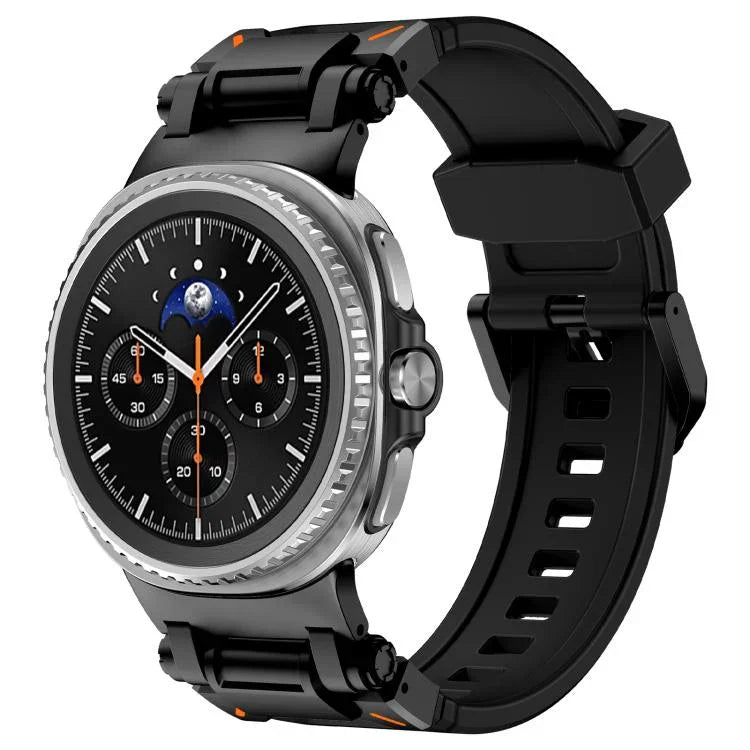 Dây Đeo Đồng Hồ Silicone Kết Nối Kim Loại Explorer, Dành Cho Samsung Galaxy Watch8 / Watch8 Classic