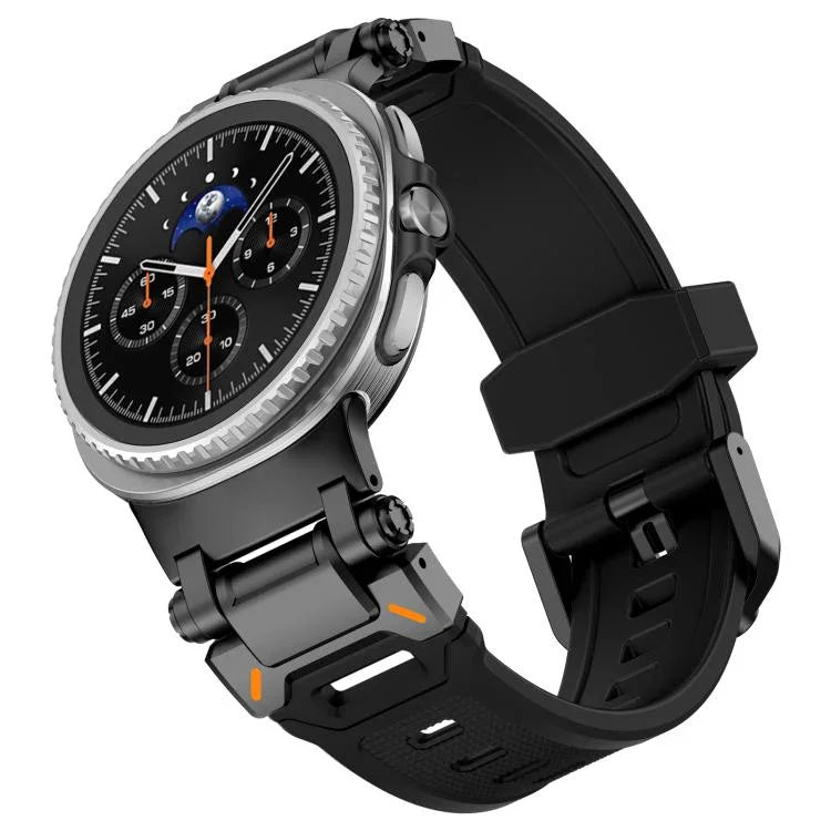 Dây Đeo Đồng Hồ Silicone Kết Nối Kim Loại Explorer, Dành Cho Samsung Galaxy Watch8 / Watch8 Classic