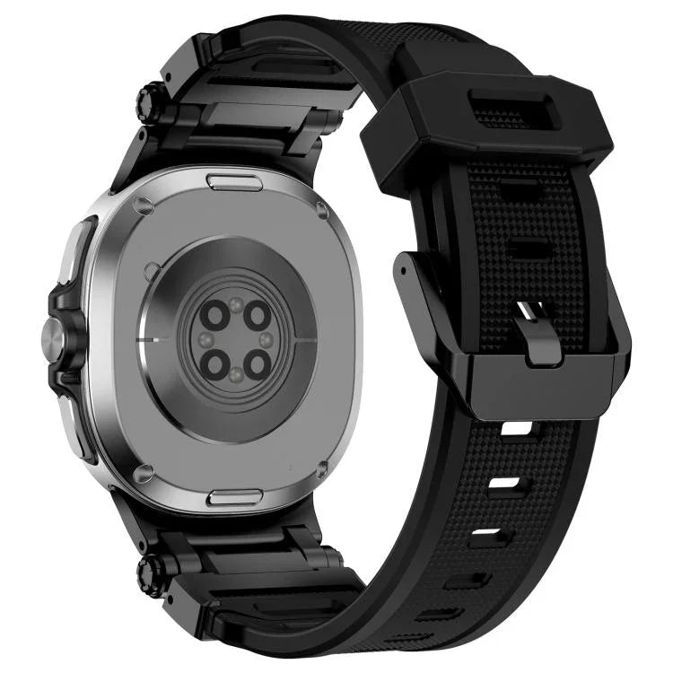 Dây Đeo Đồng Hồ Silicone Kết Nối Kim Loại Explorer, Dành Cho Samsung Galaxy Watch8 / Watch8 Classic