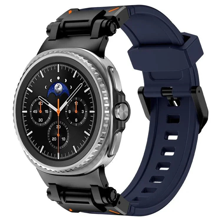 Dây Đeo Đồng Hồ Silicone Kết Nối Kim Loại Explorer, Dành Cho Samsung Galaxy Watch8 / Watch8 Classic