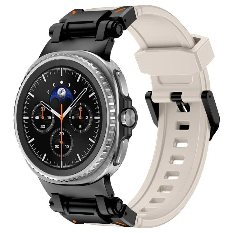 Dây Đeo Đồng Hồ Silicone Kết Nối Kim Loại Explorer, Dành Cho Samsung Galaxy Watch8 / Watch8 Classic
