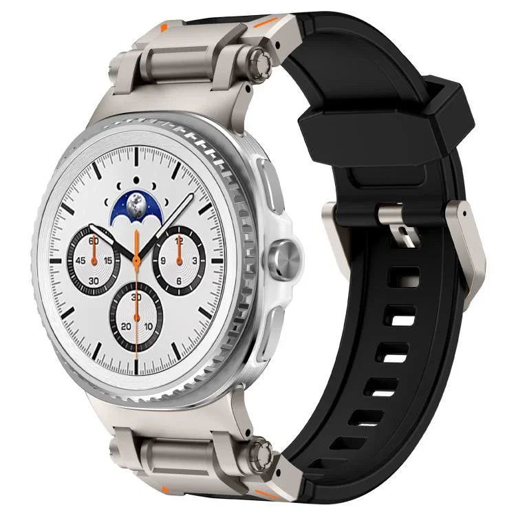Dây Đeo Đồng Hồ Silicone Kết Nối Kim Loại Explorer, Dành Cho Samsung Galaxy Watch8 / Watch8 Classic