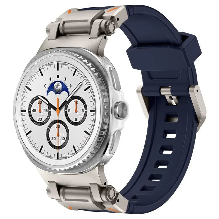 Dây Đeo Đồng Hồ Silicone Kết Nối Kim Loại Explorer, Dành Cho Samsung Galaxy Watch8 / Watch8 Classic