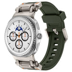 Dây Đeo Đồng Hồ Silicone Kết Nối Kim Loại Explorer, Dành Cho Samsung Galaxy Watch8 / Watch8 Classic