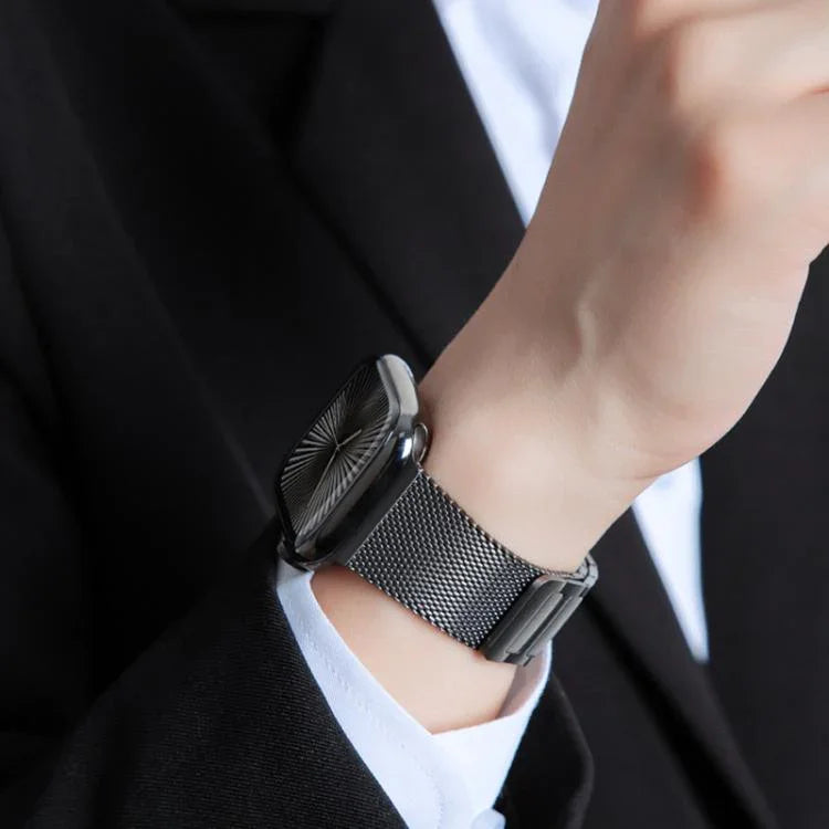 Dây đồng hồ thép không gỉ dệt từ tính hình chữ I, Dành cho Apple Watch 46mm / 49mm / 45mm / 44mm, Dành cho Apple Watch 42mm / 41mm / 40mm / 38mm