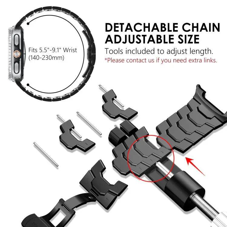 Dây Đeo Đồng Hồ Thép Không Gỉ Khóa Bướm, Dành Cho Samsung Galaxy Watch8 / Watch8 Classic