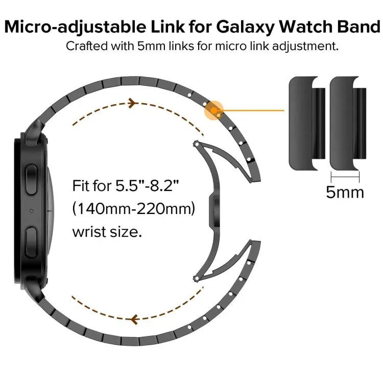 Dây Đeo Đồng Hồ Thép Không Gỉ Khóa Bướm Một Hạt, Dành Cho Samsung Galaxy Watch8 / Watch8 Classic