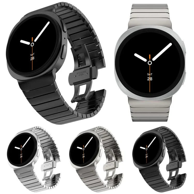 Dây Đeo Đồng Hồ Thép Không Gỉ Khóa Bướm Một Hạt, Dành Cho Samsung Galaxy Watch8 / Watch8 Classic