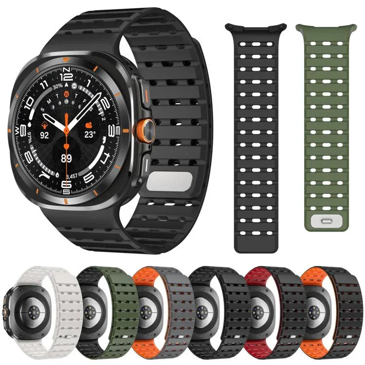 Dây Đeo Đồng Hồ Silicone Thoáng Khí Khóa Nam Châm, Dành Cho Samsung Galaxy Watch Ultra 47mm / Ultra 2025