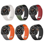 Dây Đeo Đồng Hồ Silicone Thoáng Khí Khóa Nam Châm, Dành Cho Samsung Galaxy Watch Ultra 47mm / Ultra 2025
