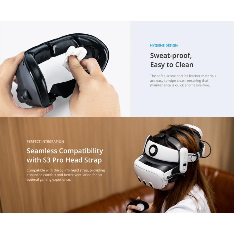 Đệm làm mát mặt nạ thay thế BOBOVR F3 cho Meta Quest 3, đệm mặt tai nghe VR, F3