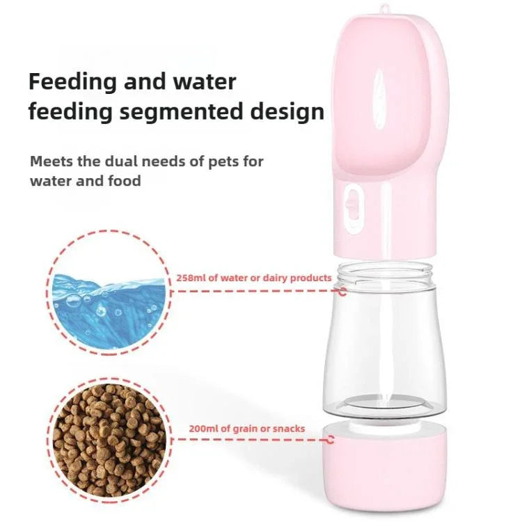 Cốc Du Lịch Đa Năng Ngoài Trời Cho Thú Cưng, Màu Trơn, Có Họa Tiết