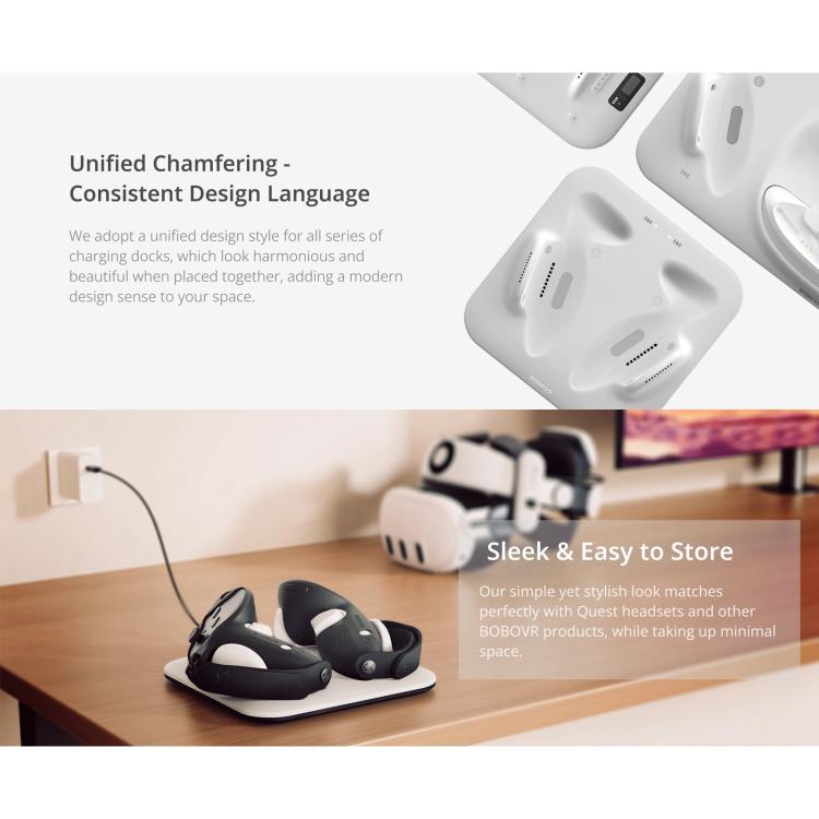 Dock sạc tay cầm BOBOVR CD3 cho Meta Quest 3 / Meta Quest 3S VR, dành cho Meta Quest 3S