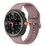Flat Solid Color Silicone Watch Band, For Samsung Galaxy Watch8 / Watch8 Classic