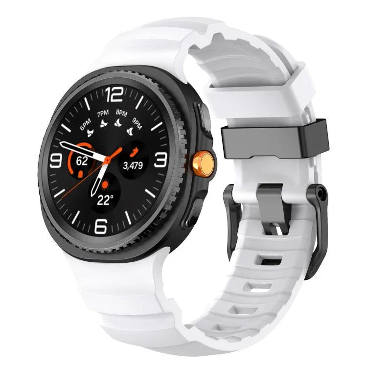 Dây Đeo Đồng Hồ Silicone Thể Thao Khóa Đen, Dành Cho Samsung Galaxy Watch8 / Watch8 Classic