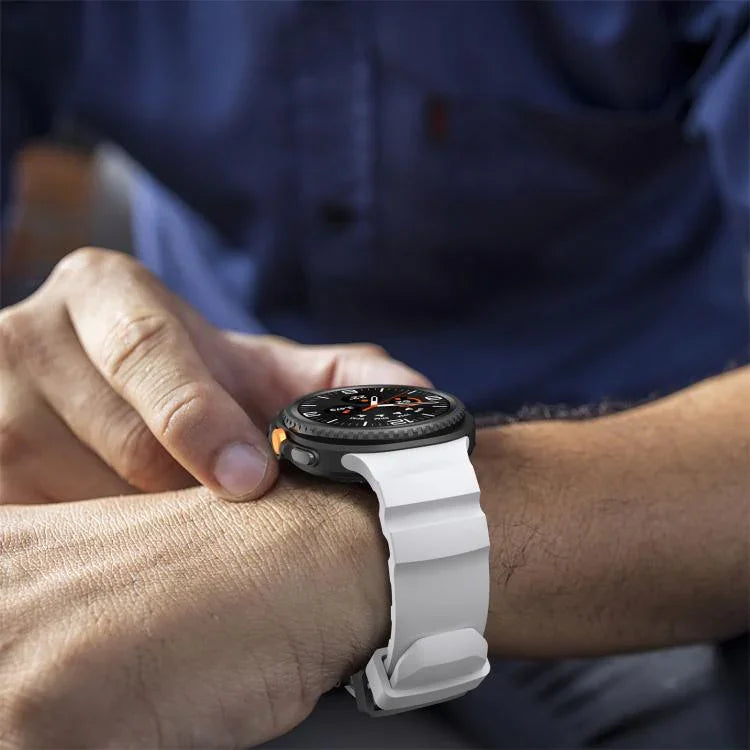 Dây Đeo Đồng Hồ Silicone Thể Thao Khóa Đen, Dành Cho Samsung Galaxy Watch8 / Watch8 Classic