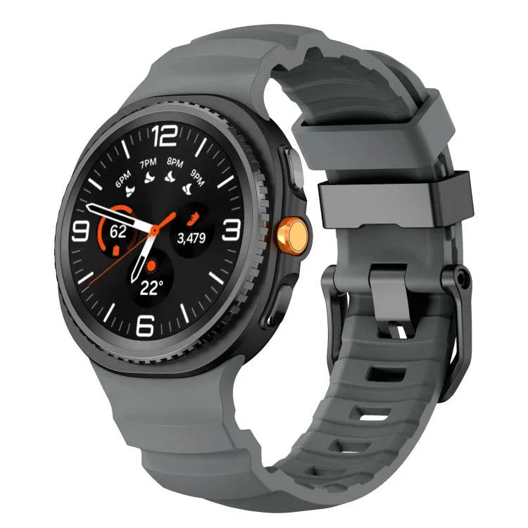 Dây Đeo Đồng Hồ Silicone Thể Thao Khóa Đen, Dành Cho Samsung Galaxy Watch8 / Watch8 Classic