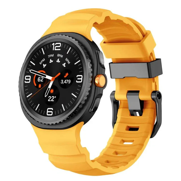 Dây Đeo Đồng Hồ Silicone Thể Thao Khóa Đen, Dành Cho Samsung Galaxy Watch8 / Watch8 Classic