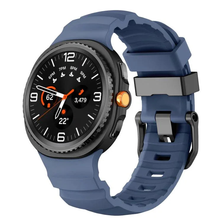 Dây Đeo Đồng Hồ Silicone Thể Thao Khóa Đen, Dành Cho Samsung Galaxy Watch8 / Watch8 Classic
