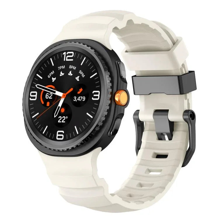 Dây Đeo Đồng Hồ Silicone Thể Thao Khóa Đen, Dành Cho Samsung Galaxy Watch8 / Watch8 Classic