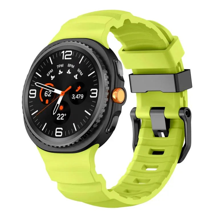 Dây Đeo Đồng Hồ Silicone Thể Thao Khóa Đen, Dành Cho Samsung Galaxy Watch8 / Watch8 Classic