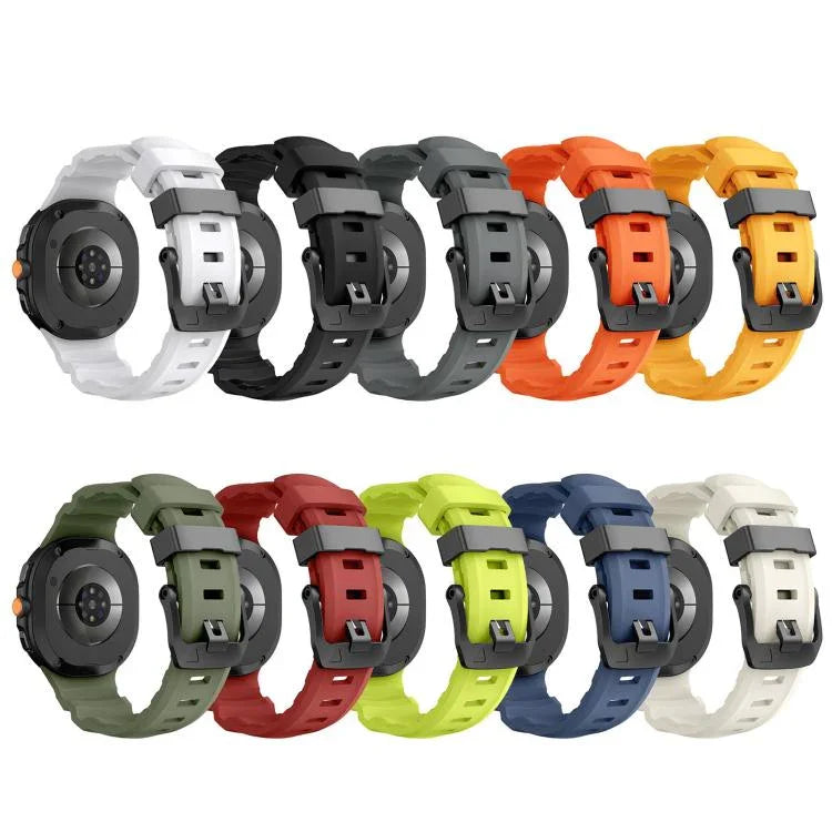 Dây Đeo Đồng Hồ Silicone Thể Thao Khóa Đen, Dành Cho Samsung Galaxy Watch8 / Watch8 Classic