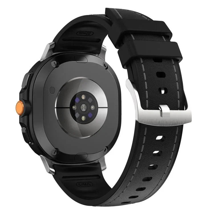Dây Đeo Đồng Hồ Da Tổng Hợp Silicone, Dành Cho Samsung Galaxy Watch8 / Watch8 Classic