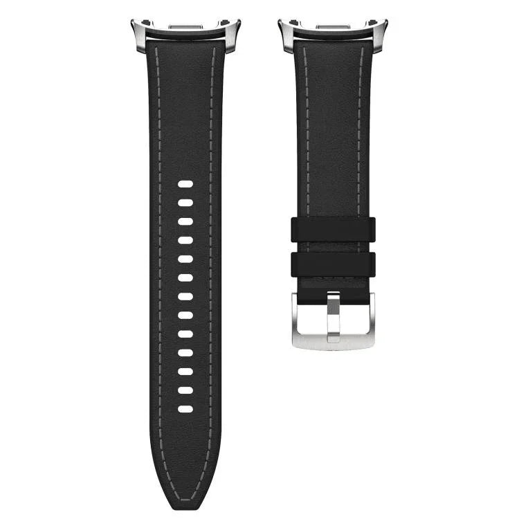 Dây Đeo Đồng Hồ Da Tổng Hợp Silicone, Dành Cho Samsung Galaxy Watch8 / Watch8 Classic