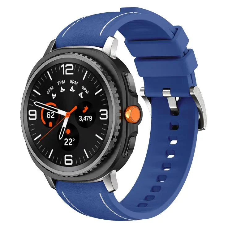 Dây Đeo Đồng Hồ Da Tổng Hợp Silicone, Dành Cho Samsung Galaxy Watch8 / Watch8 Classic