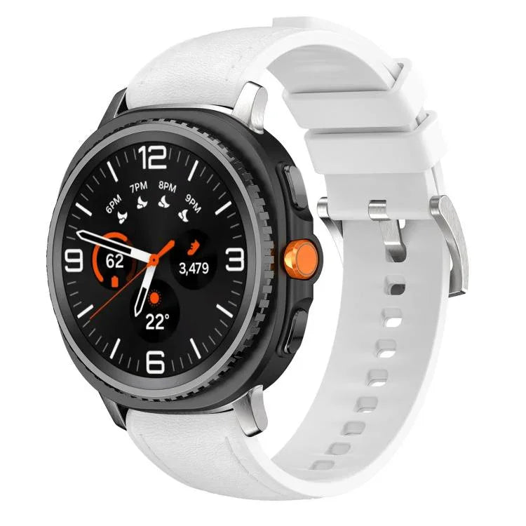Dây Đeo Đồng Hồ Da Tổng Hợp Silicone, Dành Cho Samsung Galaxy Watch8 / Watch8 Classic
