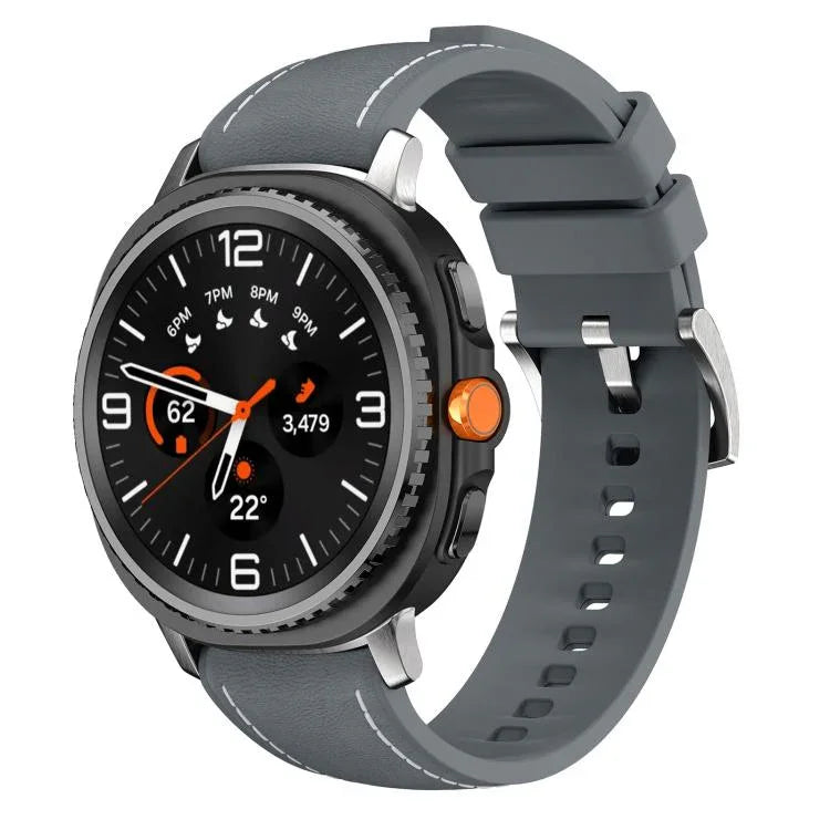 Dây Đeo Đồng Hồ Da Tổng Hợp Silicone, Dành Cho Samsung Galaxy Watch8 / Watch8 Classic