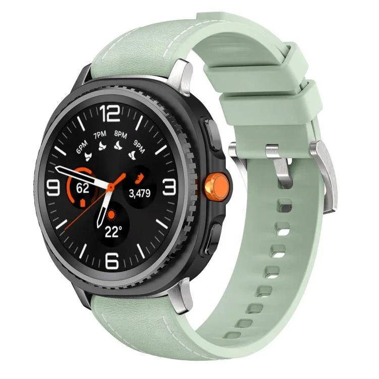 Dây Đeo Đồng Hồ Da Tổng Hợp Silicone, Dành Cho Samsung Galaxy Watch8 / Watch8 Classic