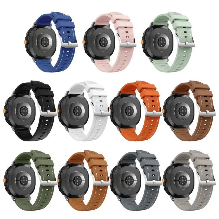 Dây Đeo Đồng Hồ Da Tổng Hợp Silicone, Dành Cho Samsung Galaxy Watch8 / Watch8 Classic