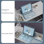 Magnetic Bluetooth Keyboard Case for Tablet, For  ipad Air 11, For ipad Air 6/7 11, For ipad  Air 4/5 10.9