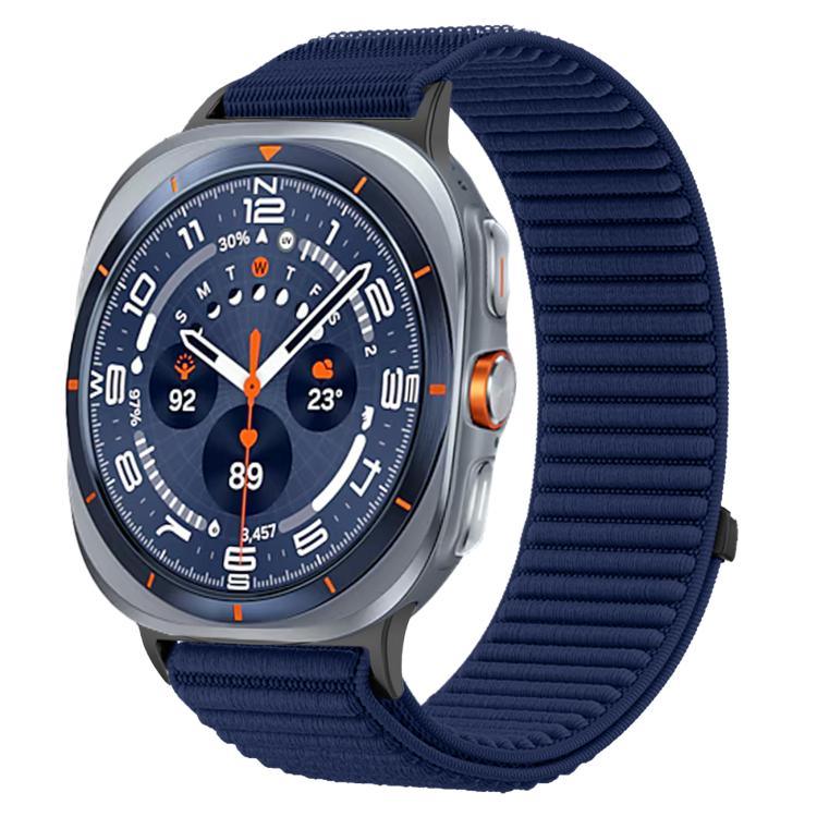 Dây Đeo Đồng Hồ Nylon Dệt Móc Và Vòng Giao Diện Kim Loại, Dành Cho Samsung Galaxy Watch Ultra 47mm / Ultra 2025