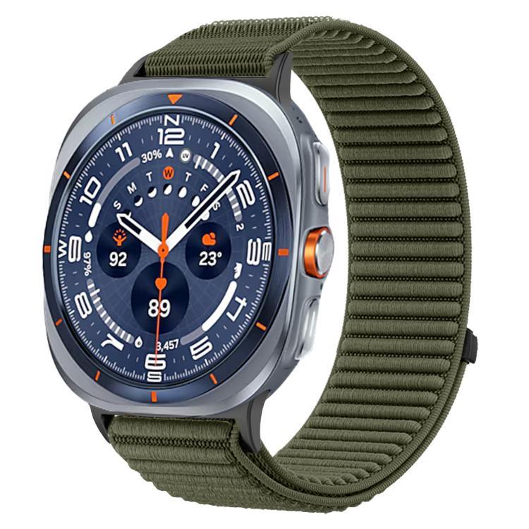 Dây Đeo Đồng Hồ Nylon Dệt Móc Và Vòng Giao Diện Kim Loại, Dành Cho Samsung Galaxy Watch Ultra 47mm / Ultra 2025