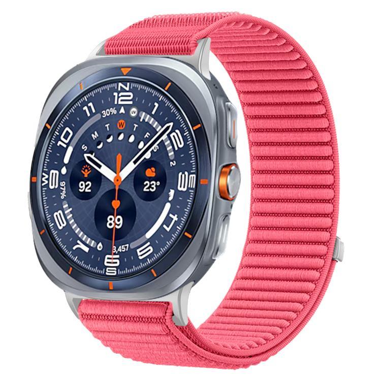 Dây Đeo Đồng Hồ Nylon Dệt Móc Và Vòng Giao Diện Kim Loại, Dành Cho Samsung Galaxy Watch Ultra 47mm / Ultra 2025