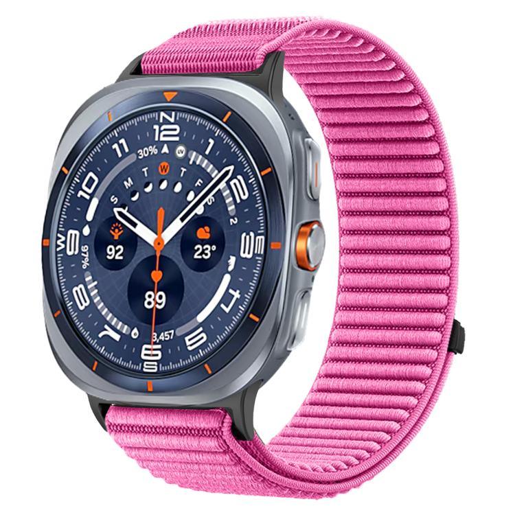 Dây Đeo Đồng Hồ Nylon Dệt Móc Và Vòng Giao Diện Kim Loại, Dành Cho Samsung Galaxy Watch Ultra 47mm / Ultra 2025