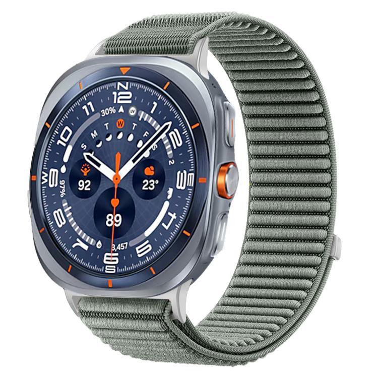 Dây Đeo Đồng Hồ Nylon Dệt Móc Và Vòng Giao Diện Kim Loại, Dành Cho Samsung Galaxy Watch Ultra 47mm / Ultra 2025