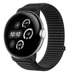 Dây đồng hồ khóa móc và vòng nylon dệt giao diện kim loại, dành cho Google Pixel Watch 4 / Watch 3 45mm, dành cho Google Pixel Watch 4 / 3 / 2 / 1 41mm