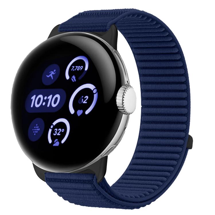 Dây đồng hồ khóa móc và vòng nylon dệt giao diện kim loại, dành cho Google Pixel Watch 4 / Watch 3 45mm, dành cho Google Pixel Watch 4 / 3 / 2 / 1 41mm