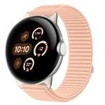 Dây đồng hồ khóa móc và vòng nylon dệt giao diện kim loại, dành cho Google Pixel Watch 4 / Watch 3 45mm, dành cho Google Pixel Watch 4 / 3 / 2 / 1 41mm