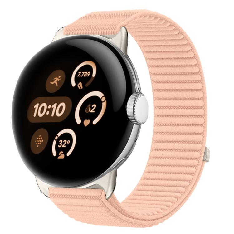 Dây đồng hồ khóa móc và vòng nylon dệt giao diện kim loại, dành cho Google Pixel Watch 4 / Watch 3 45mm, dành cho Google Pixel Watch 4 / 3 / 2 / 1 41mm