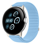 Dây đồng hồ khóa móc và vòng nylon dệt giao diện kim loại, dành cho Google Pixel Watch 4 / Watch 3 45mm, dành cho Google Pixel Watch 4 / 3 / 2 / 1 41mm
