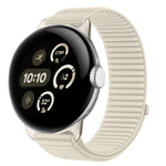 Dây đồng hồ khóa móc và vòng nylon dệt giao diện kim loại, dành cho Google Pixel Watch 4 / Watch 3 45mm, dành cho Google Pixel Watch 4 / 3 / 2 / 1 41mm